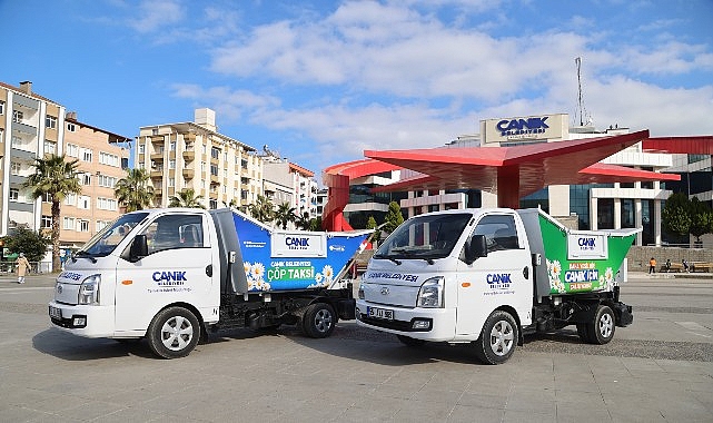 Canik Belediyesi, 4 katına çıkardığı araç filosunu yeni temizlik araçları,