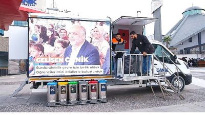Canik Belediyesi, sıfır atık seferberliğini sürdürüyor, geri dönüştürülebilir atık getiren
