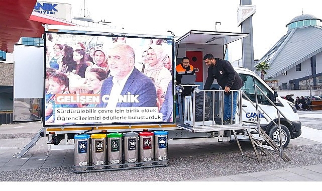 Canik Belediyesi, sıfır atık seferberliğini sürdürüyor, geri dönüştürülebilir atık getiren