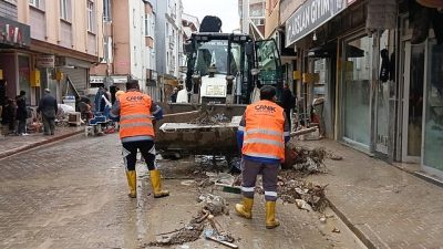 Canik Belediyesi, Havza'da meydana gelen sel afetinin yaralarını sarmak için