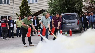 Çankaya Belediyesi, kurum içi iş sağlığı ve güvenliği çalışmaları kapsamında