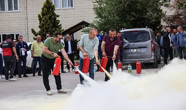 Çankaya Belediyesi, kurum içi iş sağlığı ve güvenliği çalışmaları kapsamında