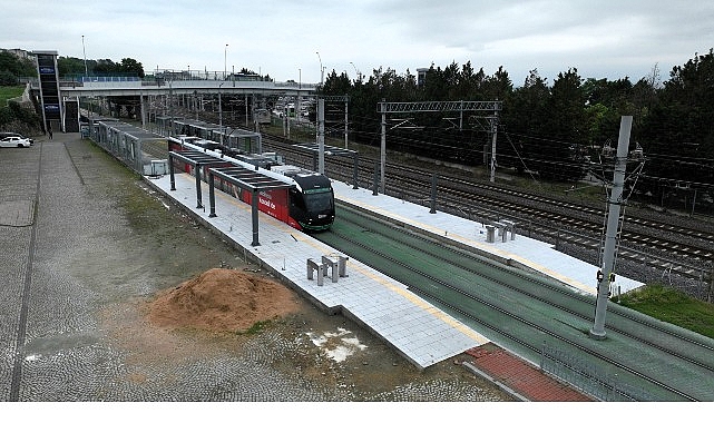 Çift dizi tramvay ulaşıma yeni bir soluk getirecek Kocaeli Büyükşehir Belediyesi, “Alikahya Stadyum Tramvay Hattı”na yeni soluk getirecek