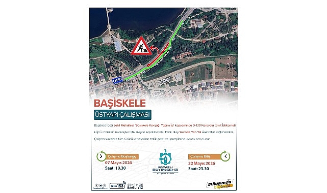 Kocaeli Büyükşehir Belediyesi, Başiskele Sahil Mahallesi D-130 Karayolu İzmit istikametinde