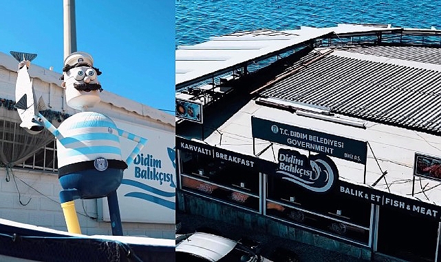 Didim Balıkçısı halktan yoğun ilgi görüyor Didim Belediyesi işletmesi Didim Balıkçısı; denize sıfır konumu, zengin menüsü