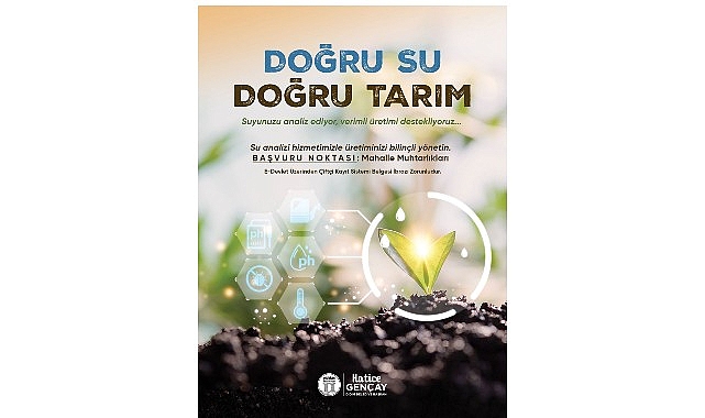 Didim’de doğru su kullanımıyla verimli tarım hedefleniyor