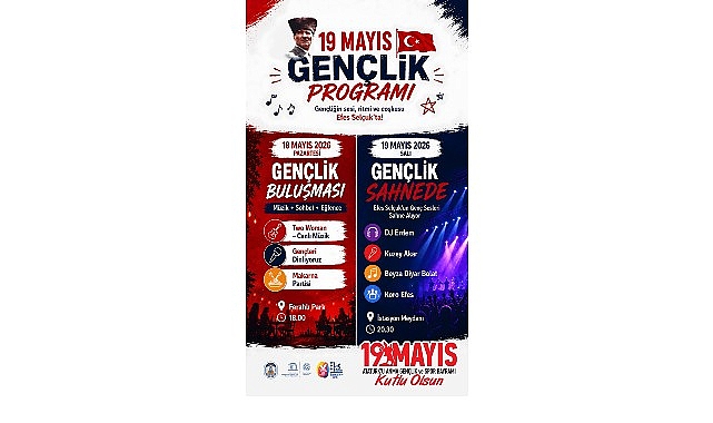 Efes Selçuk Belediyesi, 19 Mayıs Atatürk’ü Anma, Gençlik ve Spor