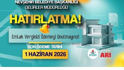Nevşehir Belediyesi, Emlak Vergisi, Çevre Temizlik Vergisi ile İlan-Reklam Vergisinin