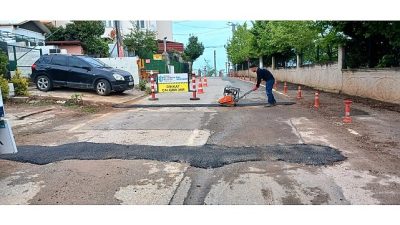 Kocaeli Büyükşehir Belediyesi, Kandıra sahillerine giden yollarda bakım ve onarım