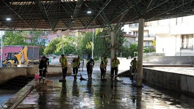 Keçiören Belediyesi tarafından kurban kesim alanı olarak belirlenen noktalarda kapsamlı