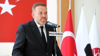 Keçiören Belediyesi tarafından Bağlum’da kurulan kurban pazarında besicilerin çadır kuracakları