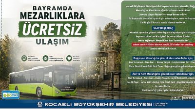 Kocaeli Büyükşehir Belediyesi, Kurban Bayramı öncesinde ve bayram süresince vatandaşların