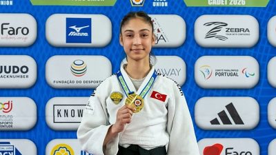 Konya Büyükşehir Belediyesporlu judocu Havva Sena Tokmak, Portekiz’de düzenlenen Ümitler