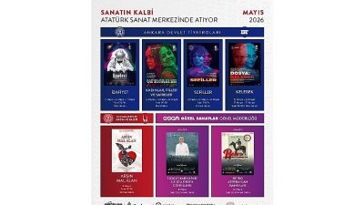 Çankaya Belediyesi’nin Başkent’e kazandırdığı Atatürk Sanat Merkezi, Mayıs ayında da