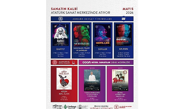 Çankaya Belediyesi’nin Başkent’e kazandırdığı Atatürk Sanat Merkezi, Mayıs ayında da