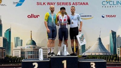 UCI C1 Silk Way Series Astana pist bisikleti yarışlarında milli
