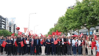 Nilüfer Belediyesi’nin düzenlediği 19 Mayıs Atatürk’ü Anma, Gençlik ve Spor