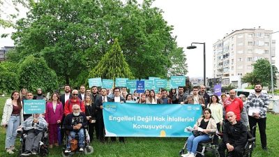 Nilüfer Belediyesi, Engelliler Haftası kapsamında Üç Fidan Gençlik Parkı’nda düzenlenen