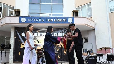 Kemer Belediye Başkanı Necati Topaloğlu, Göynük Fen Lisesi ve Ünal
