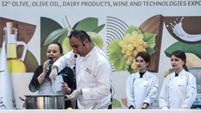 İzmir’de düzenlenen Gurme İzmir Olivtech Fuarı, Ege'nin zengin gastronomik mirasını