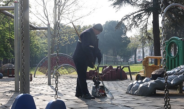 Osmangazi Belediyesi, ilçe genelindeki parkları daha temiz, düzenli ve vatandaşların