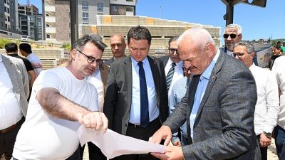 Osmangazi Belediyesi tarafından geçtiğimiz aylarda temeli atılan ve yapımında sona