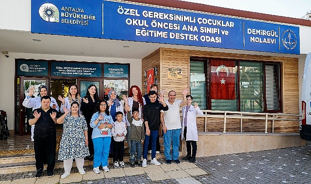 Antalya Büyükşehir Belediyesi bünyesinde hizmet veren Demirgül Mola Evi’nde eğitim