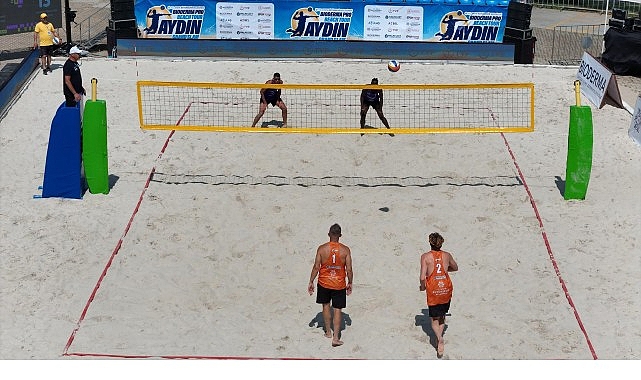 Plaj Voleybolu Heyecanı Aydın’da Yaşandı Çerçioğlu’nun öncülüğünde, Aydın Büyükşehir Belediyesi’nin ev sahipliğinde Aydın Tekstil Park’ta