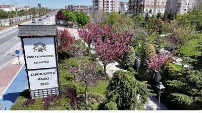 Konya Büyükşehir Belediyesi’nin şehre kazandırdığı Japon Parkı, Ladikli Ahmet Hüdai