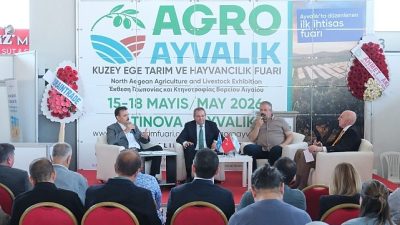 Ayvalık’ta düzenlenen AgroAyvalık 2026 Tarım ve Hayvancılık Fuarı, Kuzey Ege’nin
