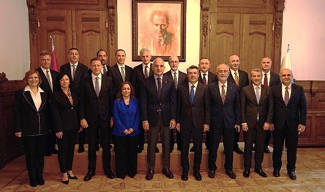 Türkiye Bankalar Birliği (TBB) Yönetim Kurulu, Başkan Alpaslan Çakar başkanlığında,