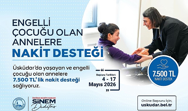 Üsküdar Belediyesi, ilçede yaşayan engelli bireyler ve ailelerine yönelik destek