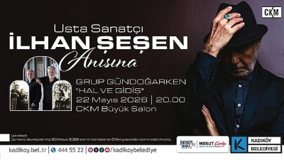 Kadıköy Belediyesi, geçtiğimiz yıl yaşamını yitiren Türk müziğinin usta ismi