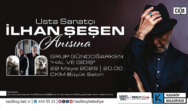 Usta sanatçı İlhan Şeşen, vefatının 1. yılında Kadıköy Belediyesi’nin Caddebostan Kültür Merkezi’nde düzenleyeceği etkinlikle anılacak. Kadıköy Belediyesi, geçtiğimiz yıl yaşamını yitiren Türk müziğinin usta ismi