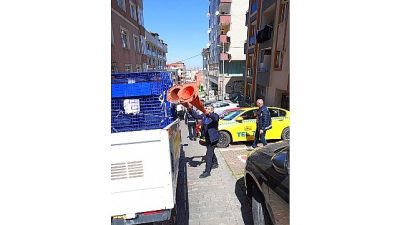 Maltepe Belediyesi Zabıta Müdürlüğü ekipleri, Zümrütevler ve Fındıklı mahallelerinde kaldırım