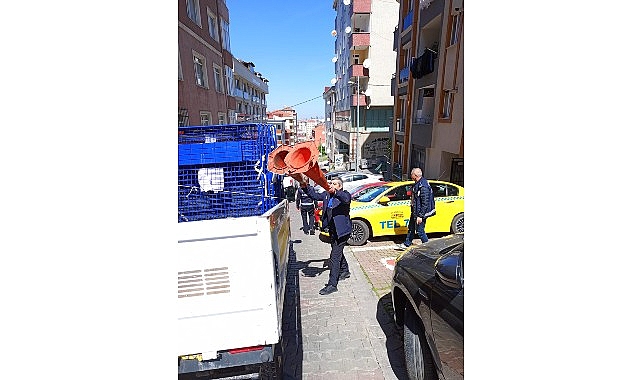 Maltepe Belediyesi Zabıta Müdürlüğü ekipleri, Zümrütevler ve Fındıklı mahallelerinde kaldırım