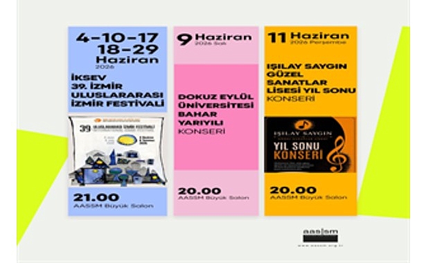 AASSM’de yaz enerjisi İzmir Büyükşehir Belediyesi Ahmed Adnan Saygun Sanat Merkezi (AASSM), haziran