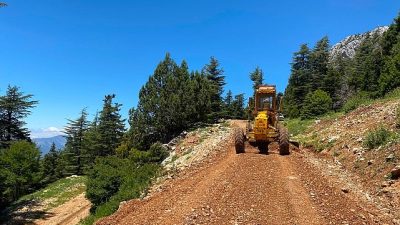 Antalya Büyükşehir Belediyesi, yaz aylarının gelmesiyle birlikte yayla yollarında başlattığı