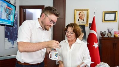 Almanya’nın Laubach kenti Belediye Meclis Üyesi Johannes Rövenich ile Laubach-Didim