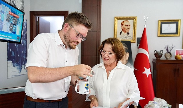 Almanya’nın Laubach Kenti ile Didim Arasında Kardeş Şehir Bağları Güçleniyor Almanya’nın Laubach kenti Belediye Meclis Üyesi Johannes Rövenich ile Laubach-Didim