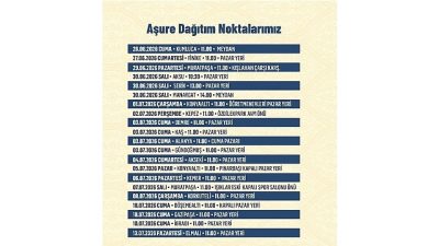Antalya Büyükşehir Belediyesi, birlik, beraberlik ve paylaşmanın en güzel simgelerinden