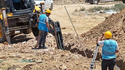 Çerçioğlu’nun öncülüğünde kent genelinde sürdürülen altyapı yatırımları aralıksız devam ediyor.