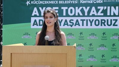 Küçükçekmece Belediyesi, genç yaşta hayattan koparılan Ayşe Tokyaz’ın anısını yaşatmak