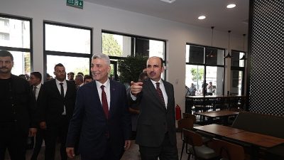 Ticaret Bakanı Prof. Dr. Ömer Bolat, Konya Valisi İbrahim Akın,