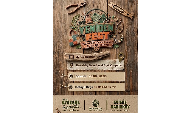 Bakırköy Belediyesi tarafından düzenlenen 2. Bakırköy Sürdürülebilir Alışveriş Festivali YenidenFest,