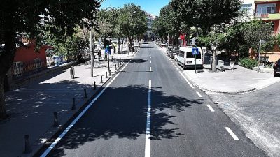Konya Büyükşehir Belediyesi, şehrin en işlek güzergâhlarından biri olan Atatürk