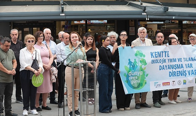 Dünya Çevre Günü kapsamında düzenlenen Ekolojik Mücadele ve Direniş Yürüyüşü’nde