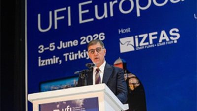 İzmir Büyükşehir Belediyesi ve İZFAŞ ev sahipliğinde düzenlenen UFI Avrupa