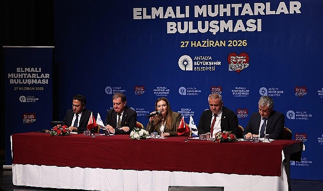 Antalya Büyükşehir Belediyesi'nin Elmalı ilçesindeki yatırımlarını değerlendirmek amacıyla Büyükşehir Belediyesi