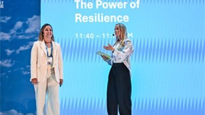 UFI Avrupa Konferansı kapsamında Fuar İzmir’de katılımcılarla buluşan Bengisu Avcı,